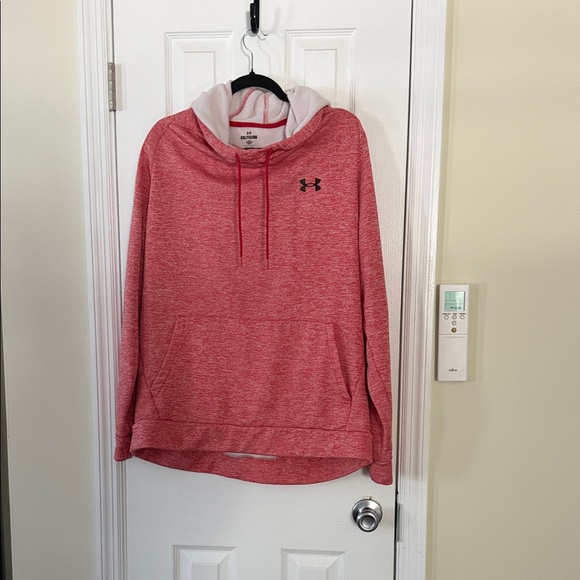 Under Armour Tops - Under Armour Women's Heathered Red Hoodie